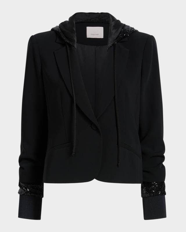 Sequin Hooded Le Petit Khloe Jacket